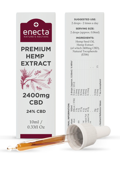 Enecta Premium Olej CBD 24% 2400mg aktywny - oferta Limitowana