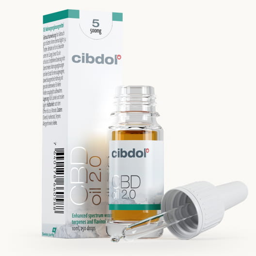 Cibdol Olej CBD 5% 10ml Oryginalny złoty Olej konopny CBD
