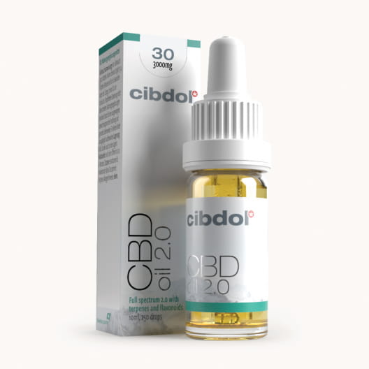 Olej CBD Cibdol 30% 10ml  w oleju MCT mocne stężenie