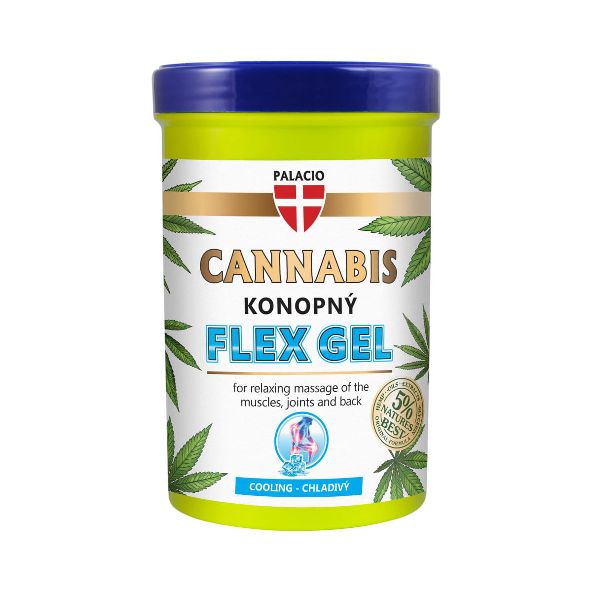 Cannabis konopny chłodzący żel do masażu 380ml