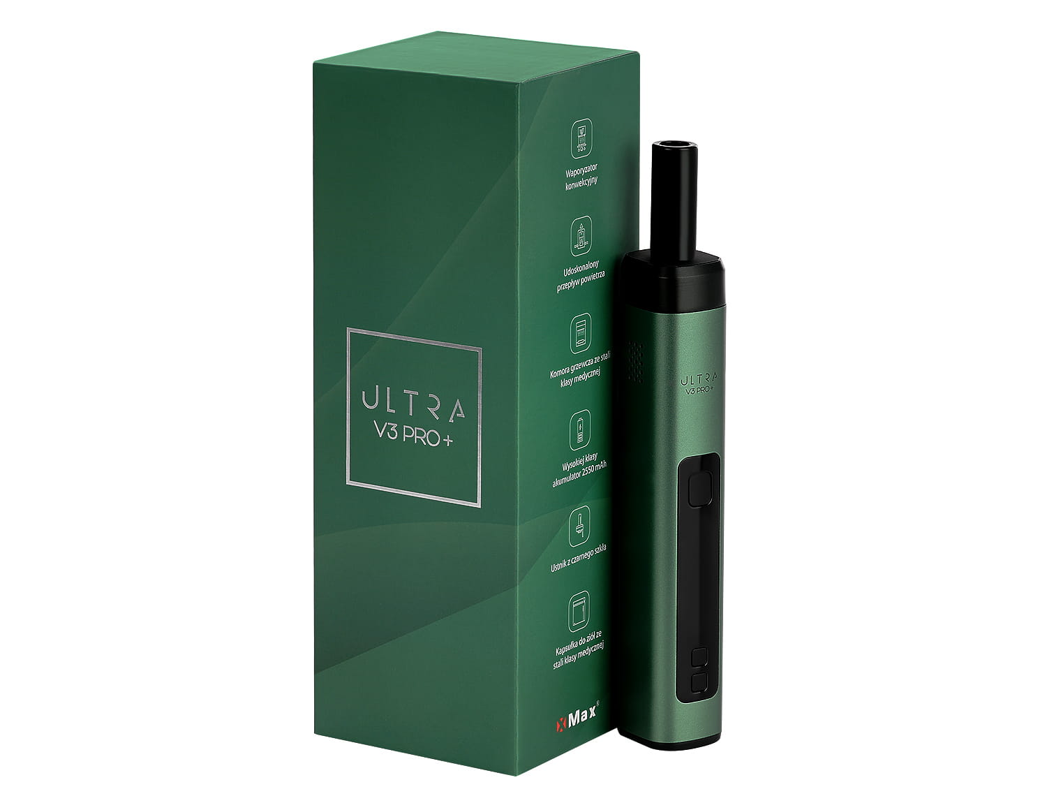 Waporyzator XMAX V3 Pro + Ultra Limitowany Zielony
