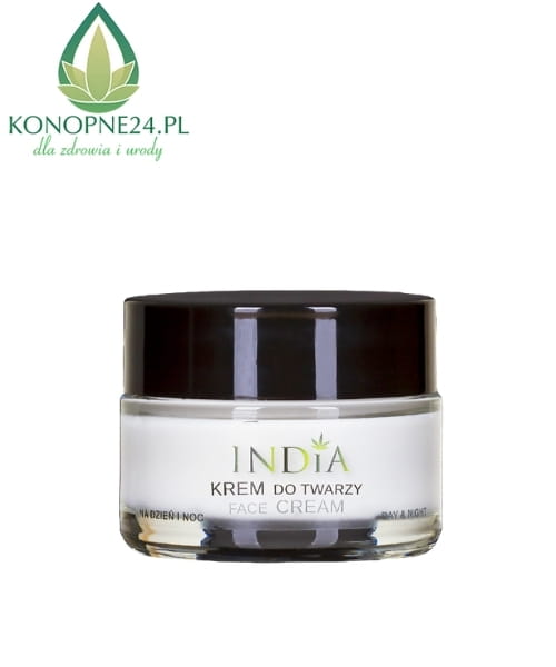 Krem do twarzy z olejem konopnym INDIA 50ml