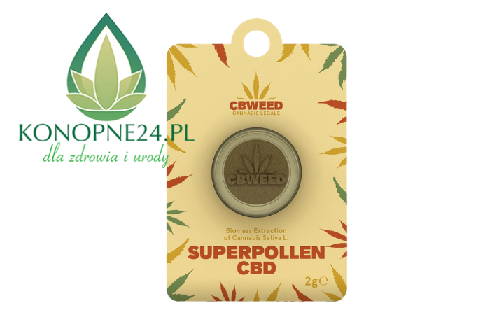 Super Pollen Hash do 20% CBD żywica 2g MOC!